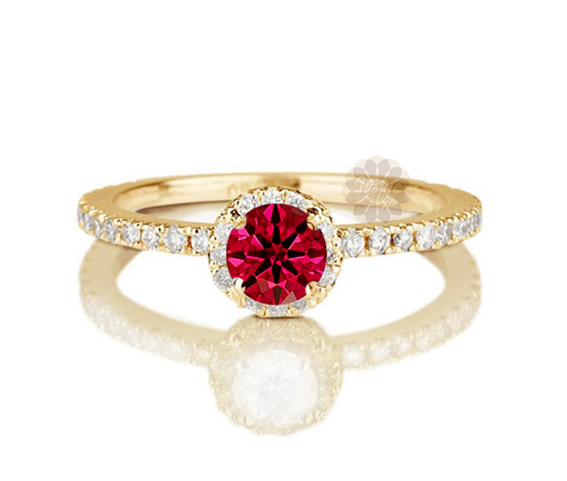 Vogue Crafts & Designs Pvt. Ltd. manufactures Diamond and Ruby Ring at wholesale price.